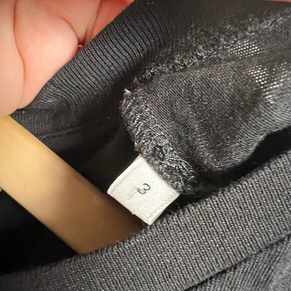 Sandro Paris Tinka Black Gold Sequined Mirror Cropped Top Size M - Picture 6 of 6